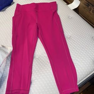 Lululemon hot pink leggings size 12